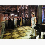 <p>26 June – Basilica di San Pietro, Perugia – Angela Hewitt receiving applause</p><br />
